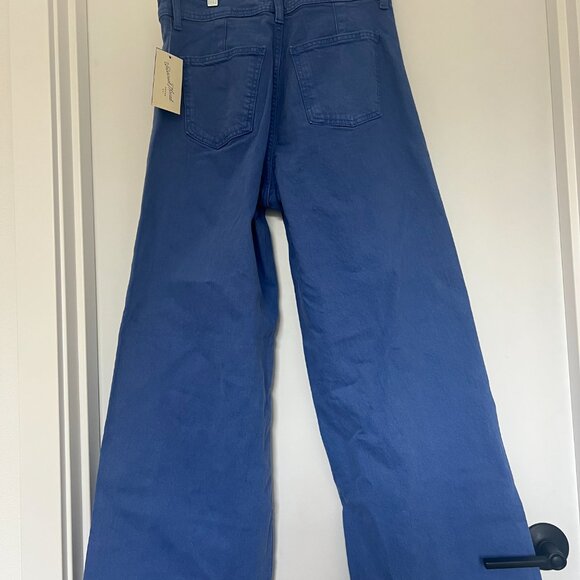NWT Women's High-Rise Sailor Wide Leg Ankle Jeans - Universal Thread™ Size 8 - Picture 6 of 6